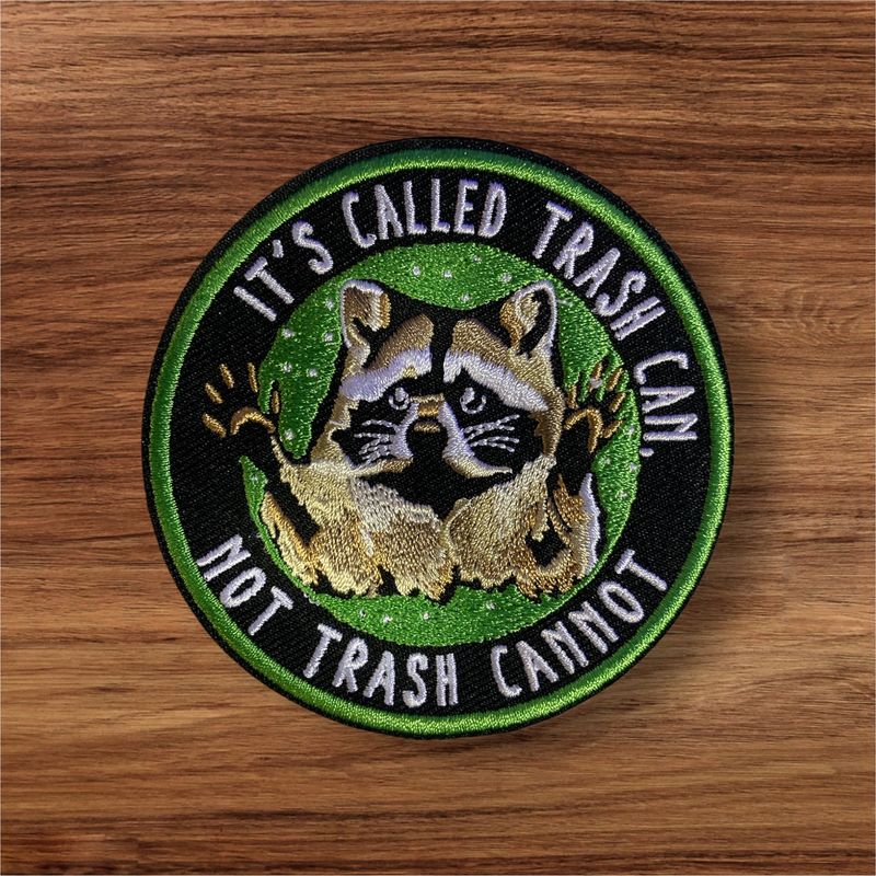Patches It's Called Trash Can Raccon