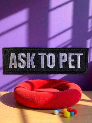 Patches Ask To Pet B&W Patches Ask To Pet B&W