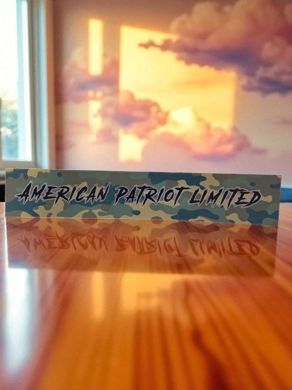 American Patriot Camo Stickers
