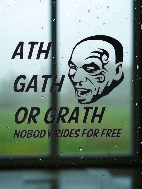 Ath Gath or Grath Mike Tyson Decal