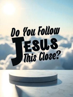 Do You Follow Jesus This Close Decal Do You Follow Jesus This Close Decal