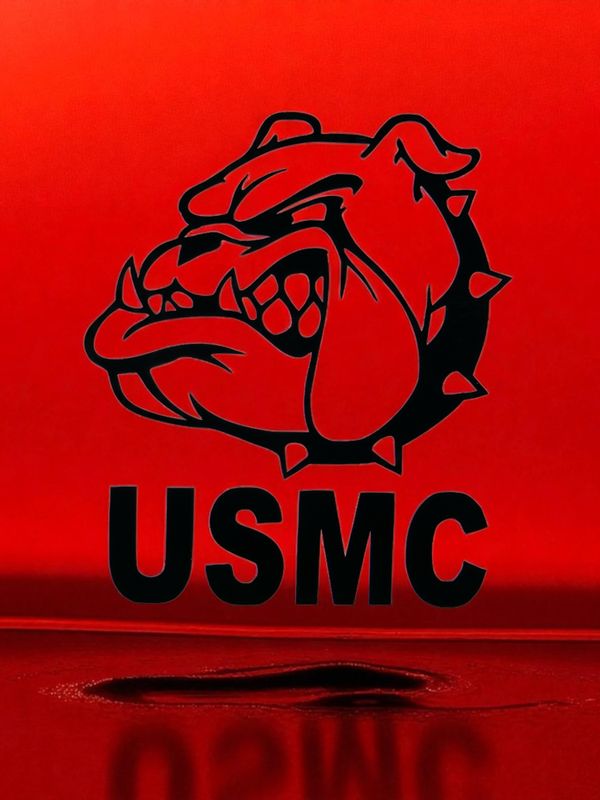 USMC Bull Dog Decal