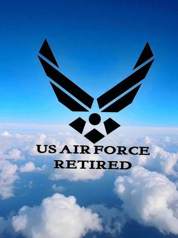 USAF Retired Decal