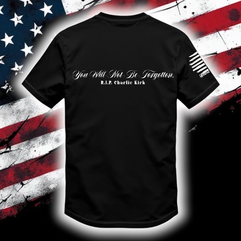 Charlie Kirk "Greatness, RIP" S/S Black