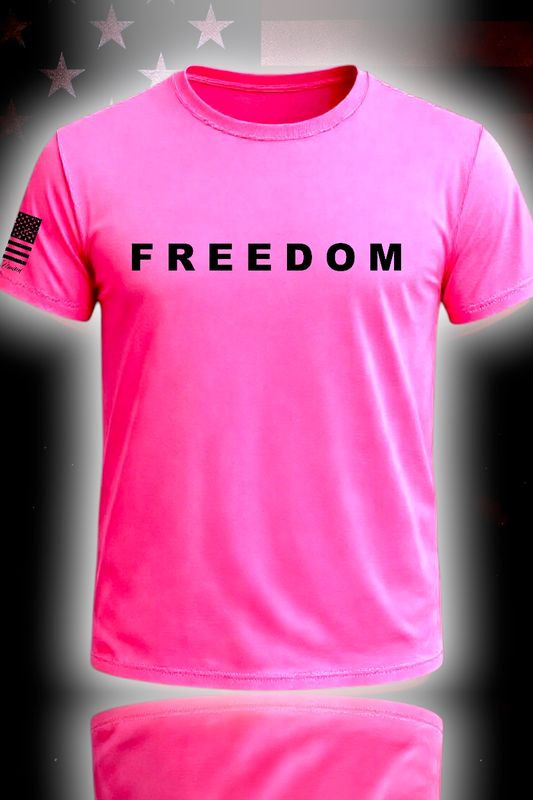 Charlie Kirk Freedom S/S (Pink)