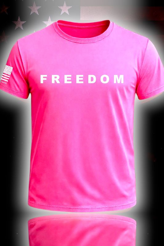Charlie Kirk Freedom S/S (Pink)