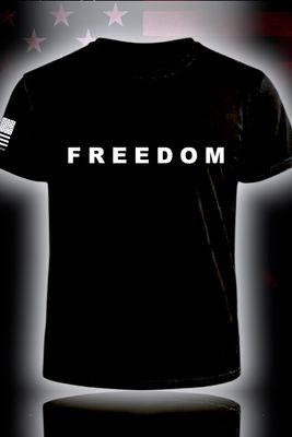 Charlie Kirk Freedom S/S Black Charlie Kirk Freedom S/S Black