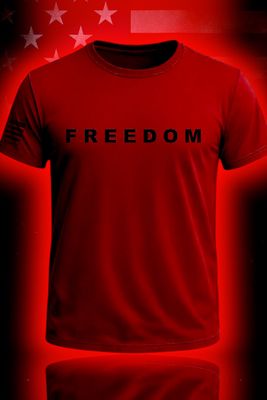 Charlie Kirk Freedom S/S Red Charlie Kirk Freedom S/S Red