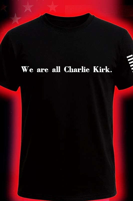 RW&B Charlie Kirk Freedom S/S  (Black)