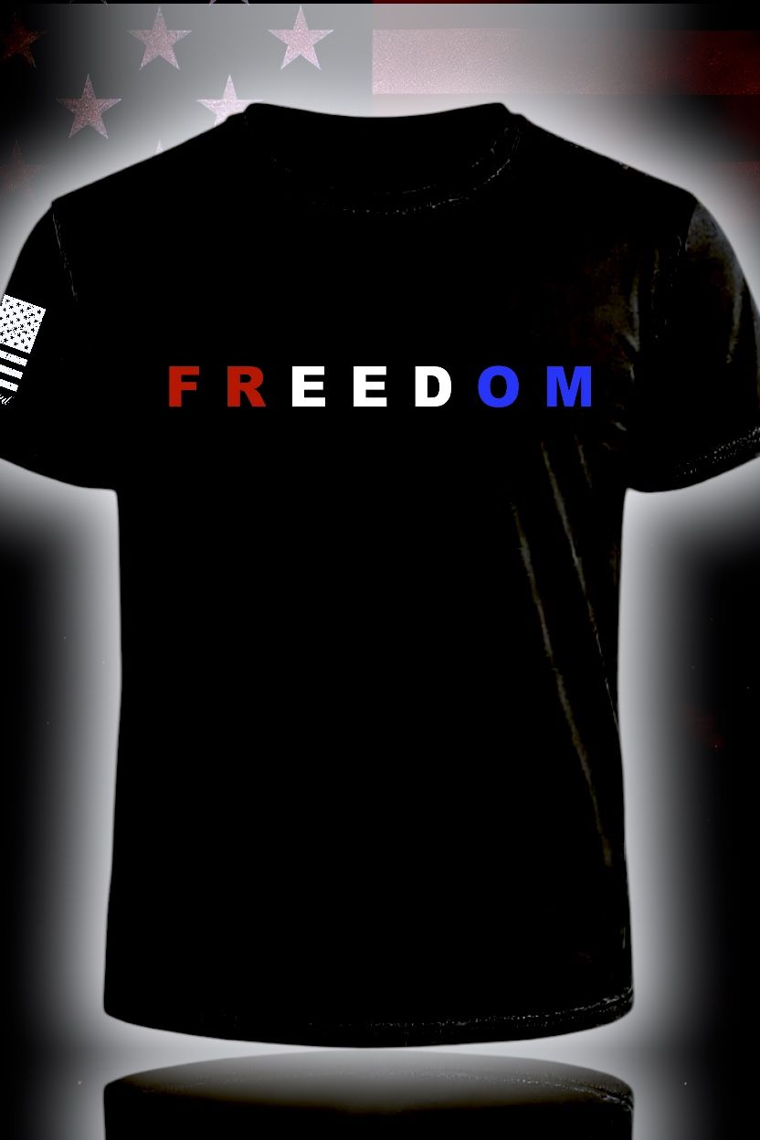 RW&B Charlie Kirk Freedom S/S  (Black)