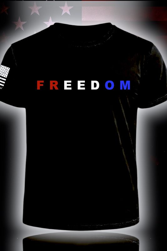 RW&B Charlie Kirk Freedom S/S  (Black)