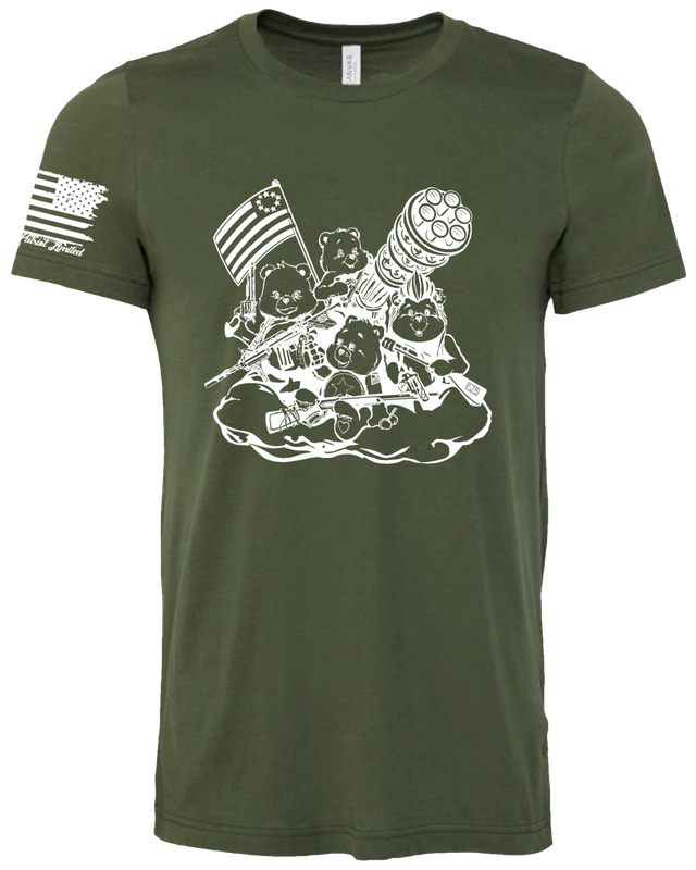 Freedom Bears OD Green/White S/S