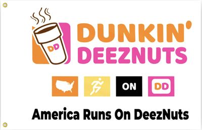 Flags 2x3 Dunkin Deeznuts 