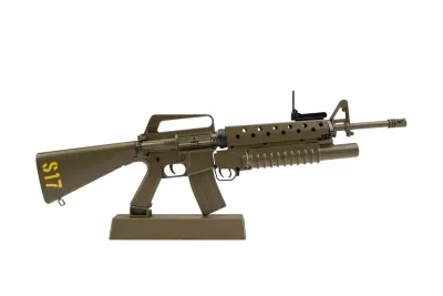 M16A1 "S-17"W/Grenade Launcher OD Green Goat Gun