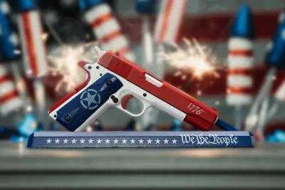 1911 "Uncle Sam" RW&B Goat Gun