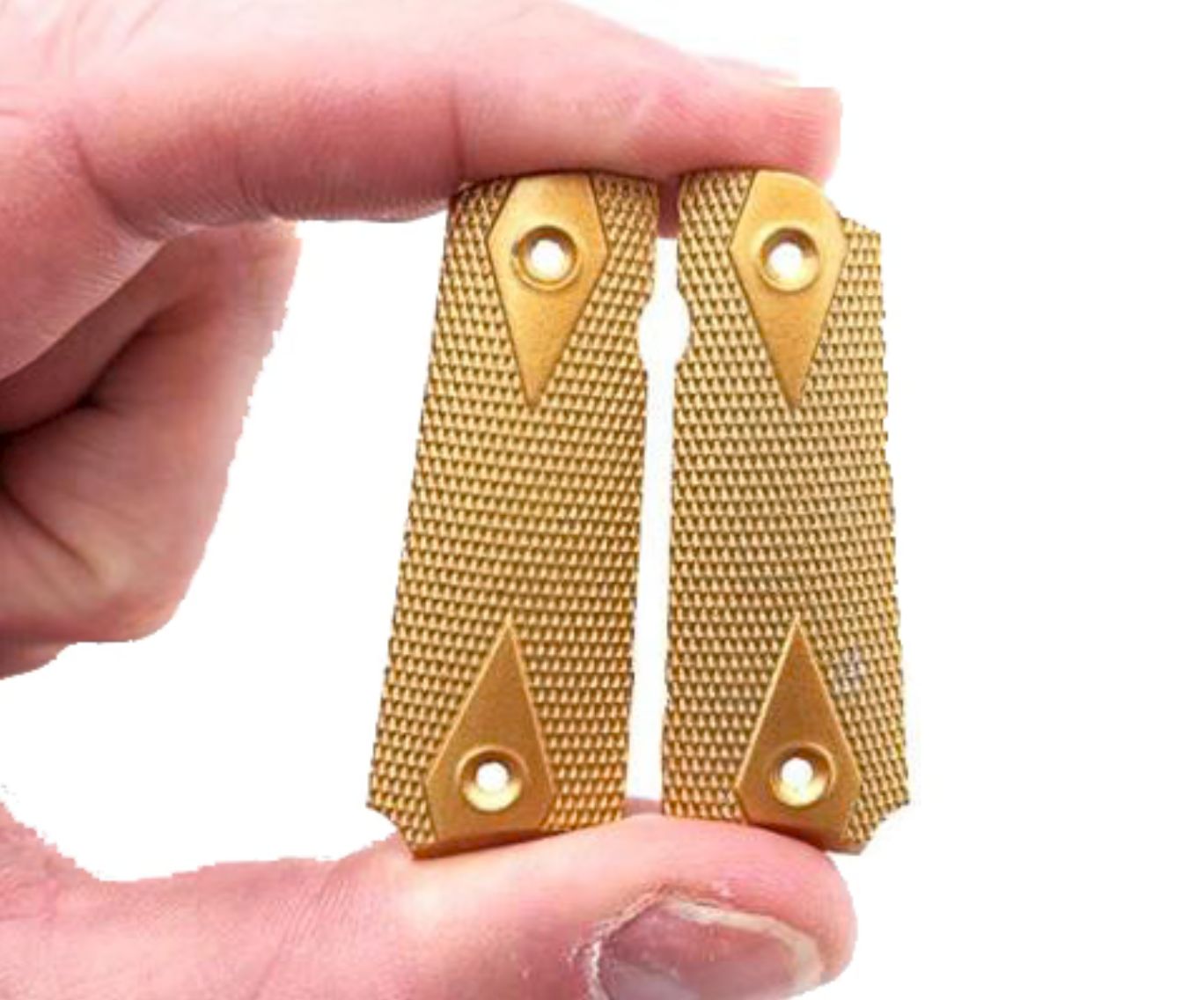 Goat Gun Accs 1911 Grip Gold