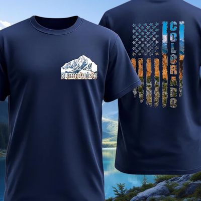 Pikes Peak CO S/S (Navy Blue)