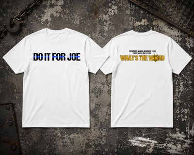 DO IT FOR JOE T-SHIRT - WHITE - JOSEPH APODACA
