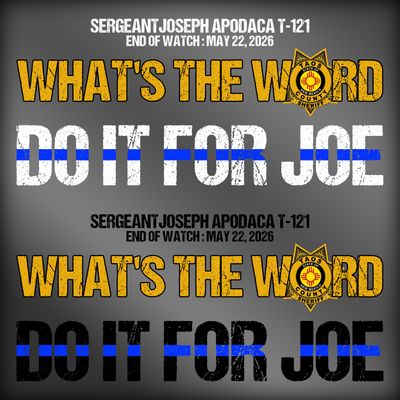 DO IT FOR JOE T-SHIRT - WHITE - JOSEPH APODACA