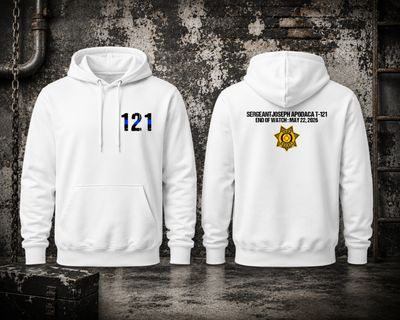 121 TAOS HOODIE - WHITE - JOSEPH APODACA