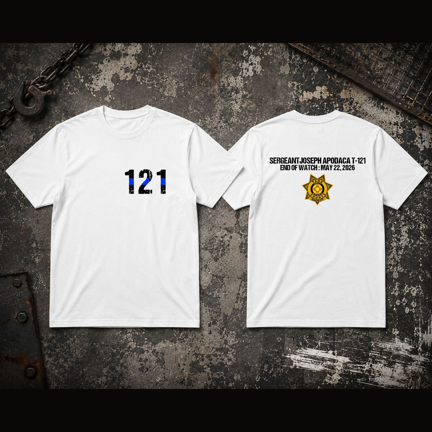 121 TAOS T-SHIRT - WHITE - JOSEPH APODACA