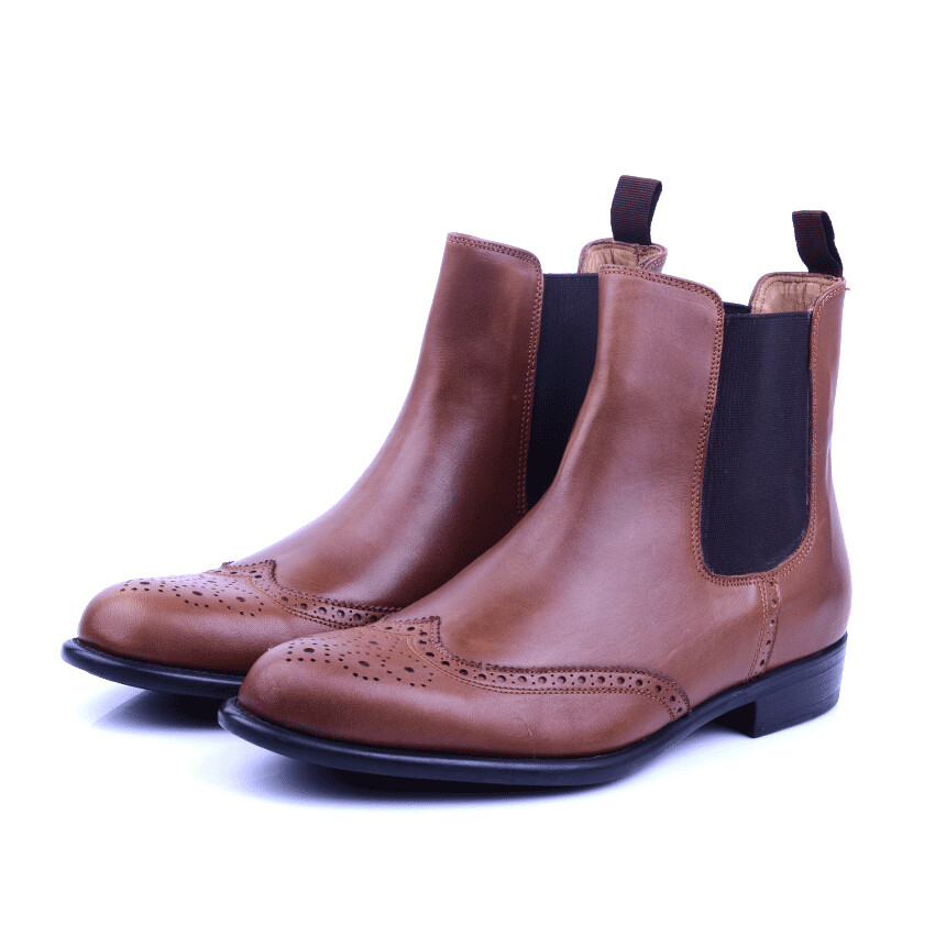 Bottine Homme Tabac