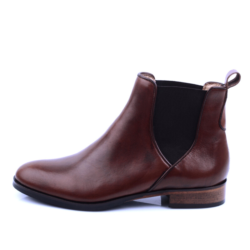 Bottine Femme Marron