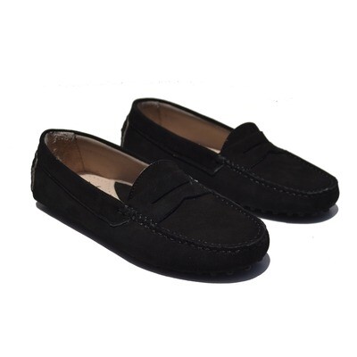 Mocassin Daim Noir