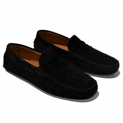 Mocassin Daim Noir