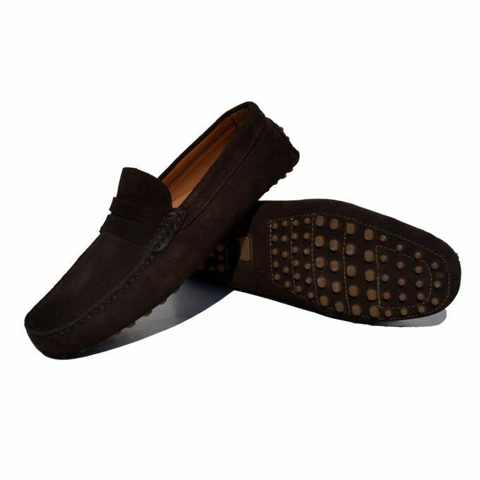 Mocassin Daim Marron