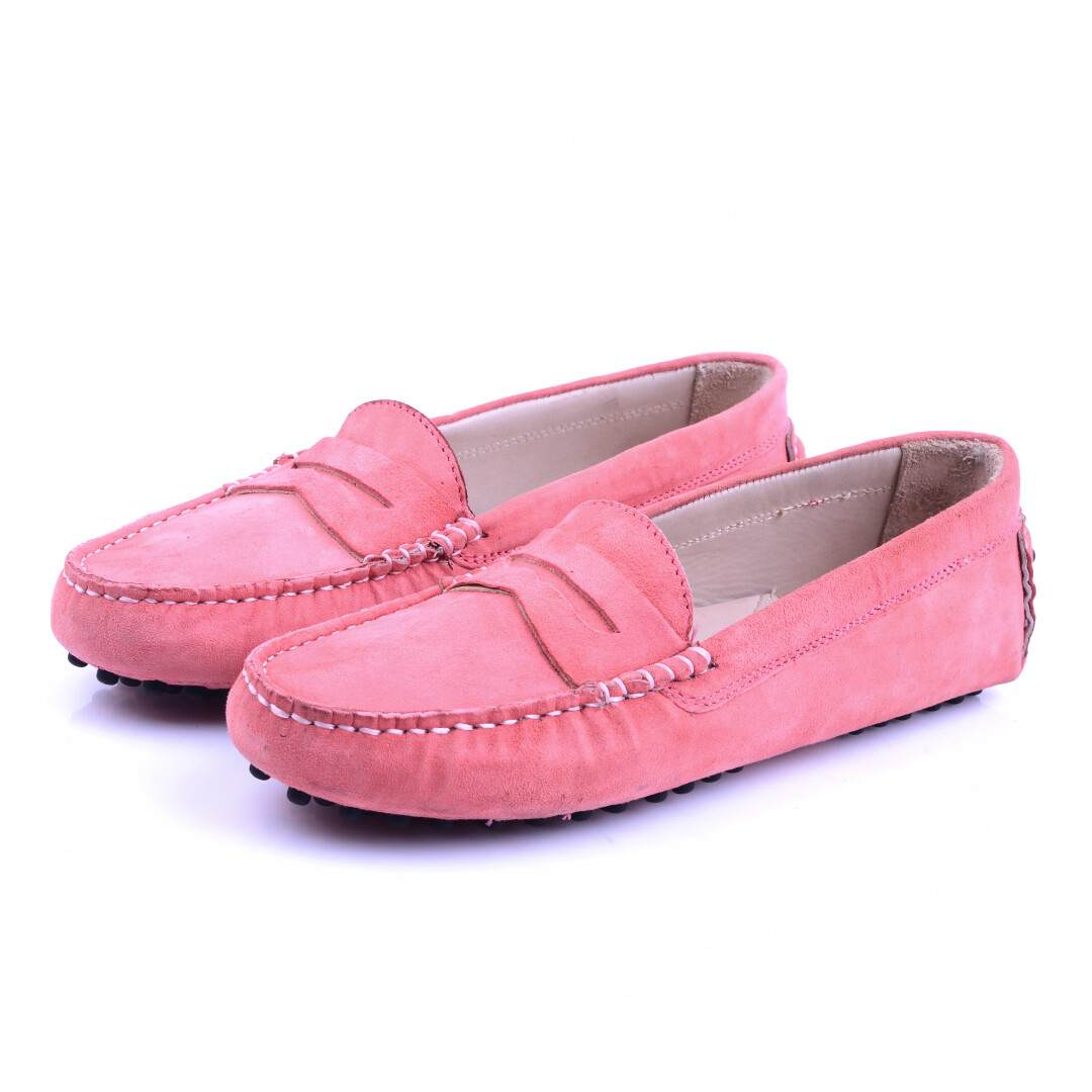 Mocassin Daim Rose