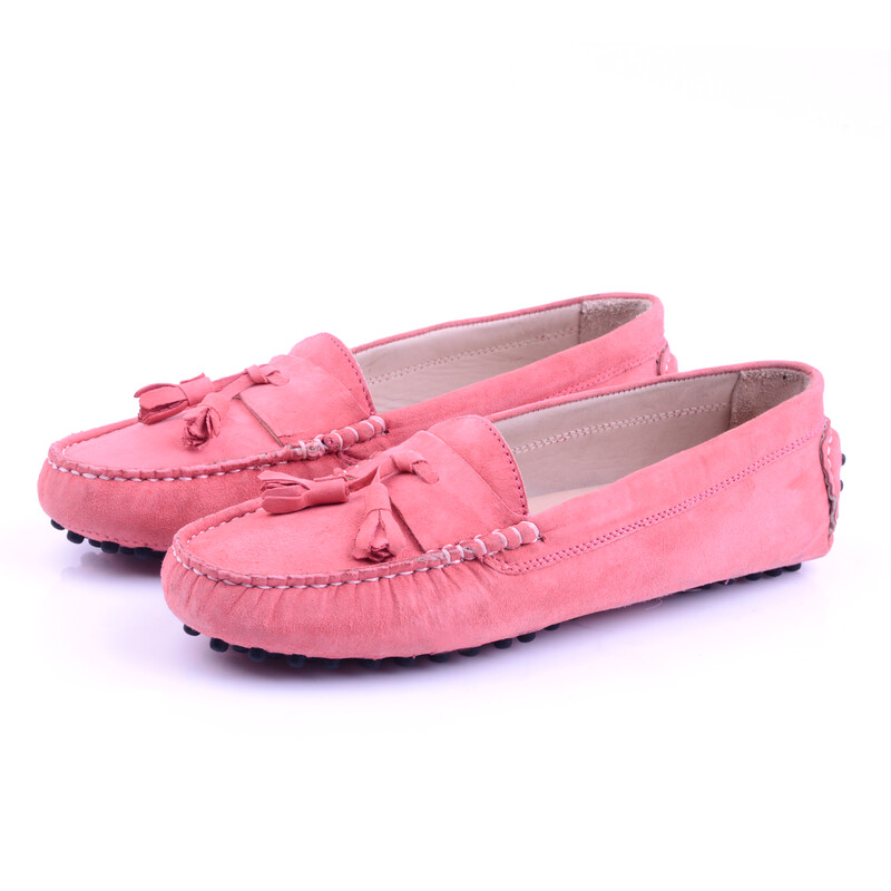 Mocassin Daim Rose