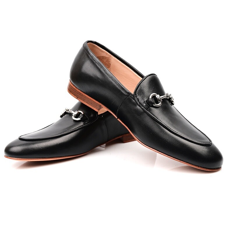 Mocassin classique en cuir vega Noir