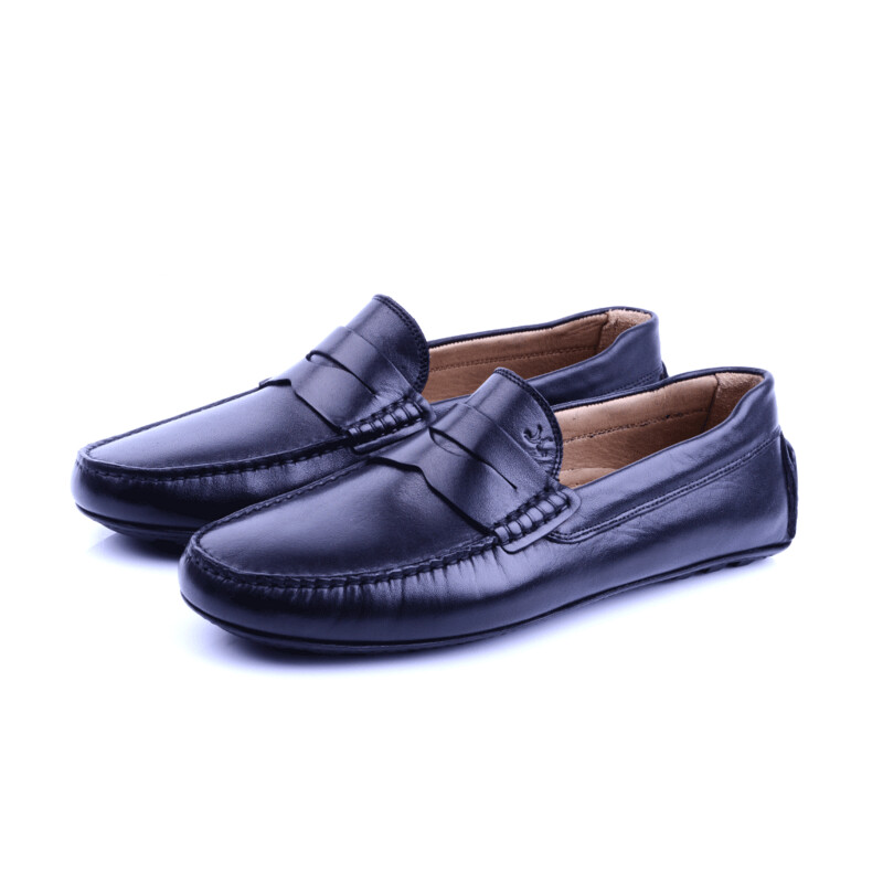 Mocassin Cuir NOIR