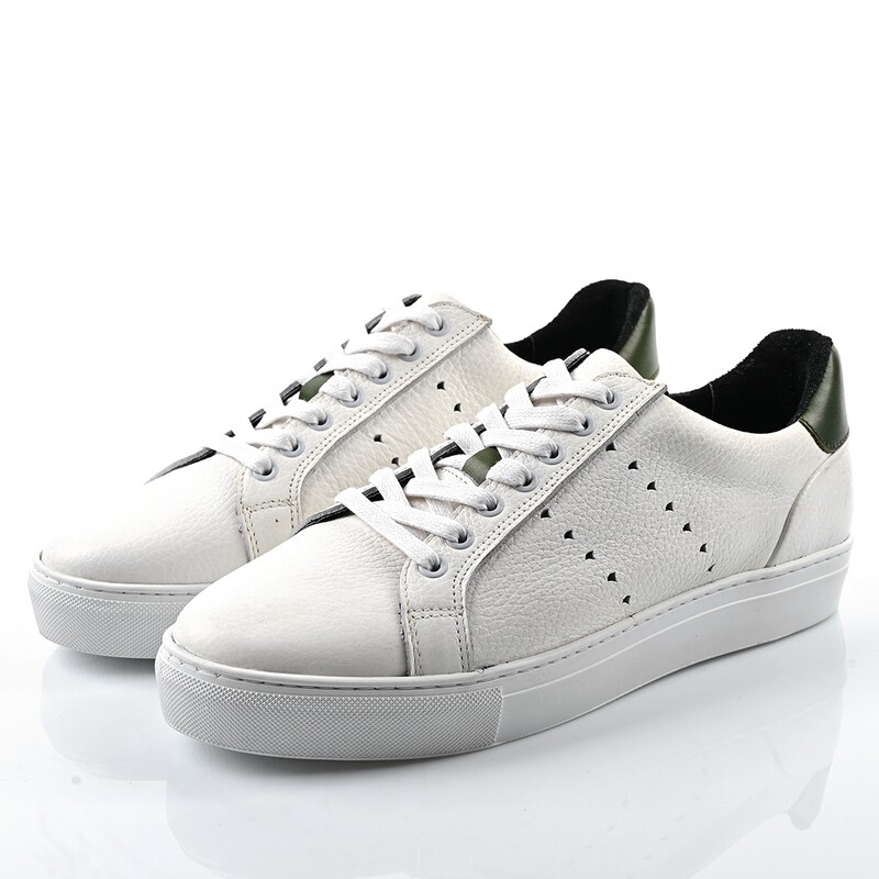 BASKET BLANC / KAKI