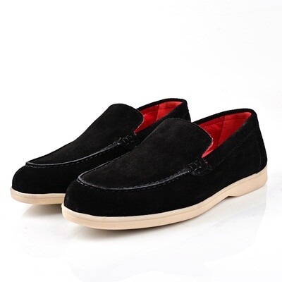 Mocassin Daim Noir