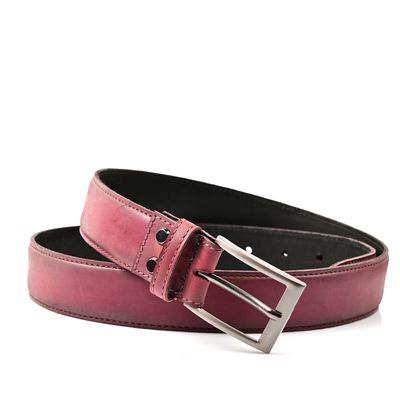 Ceinture en Cuir patine