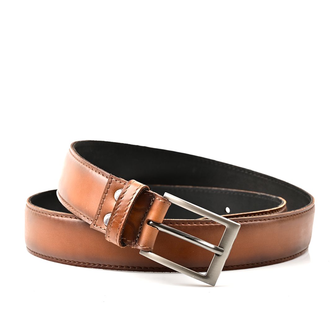 Ceinture en Cuir patine