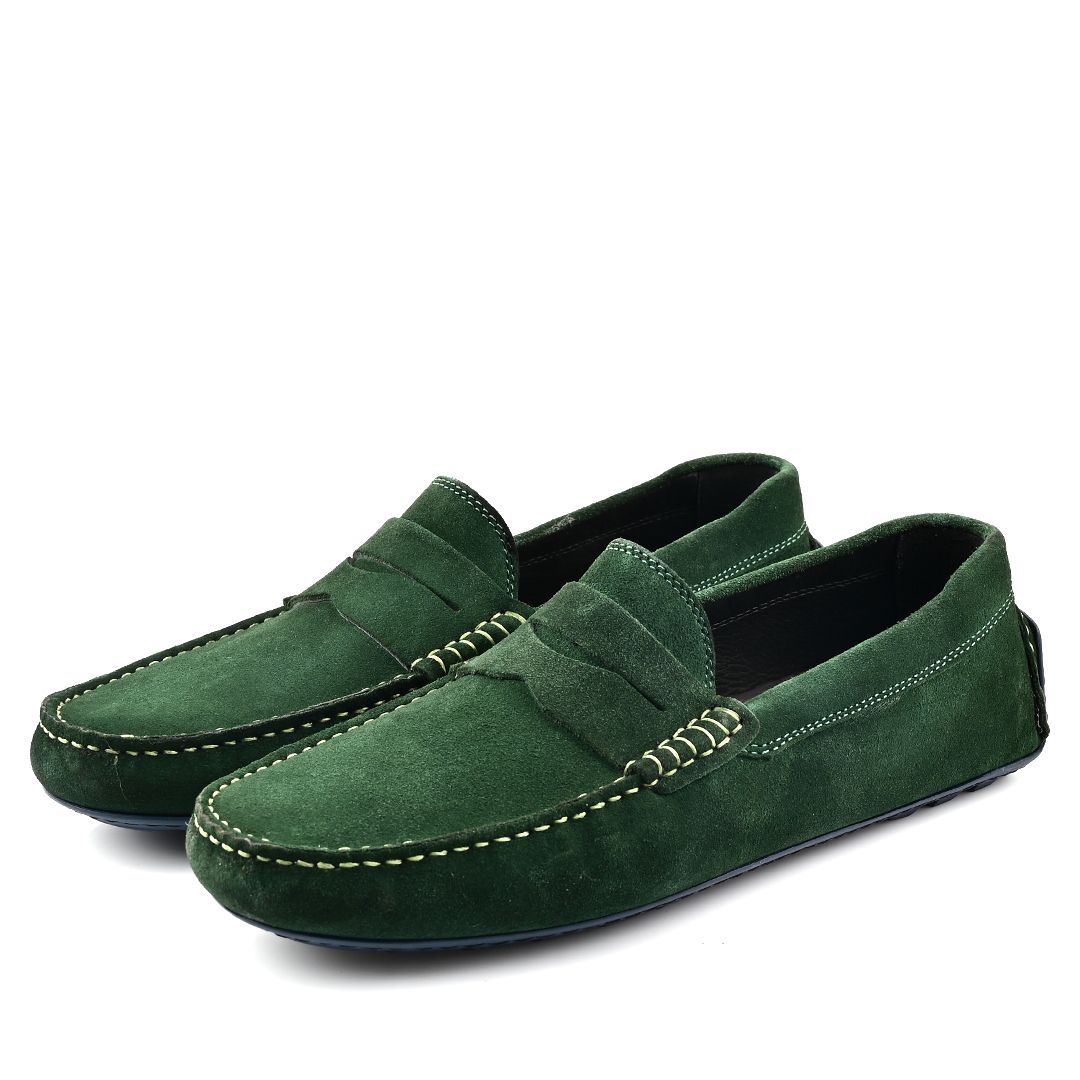 Mocassin Daim Kaki