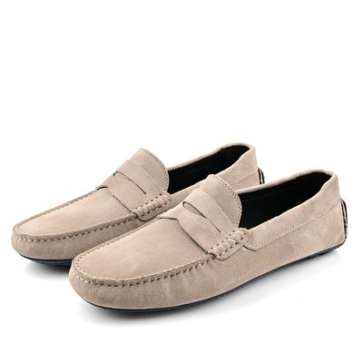 Mocassin Daim Beige