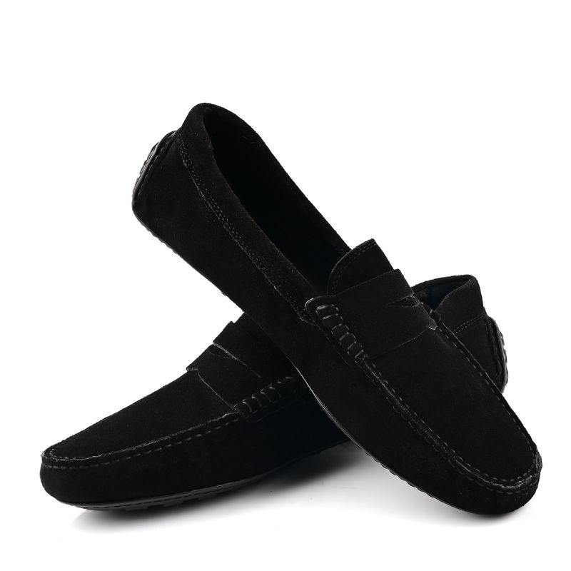 Mocassin Daim Noir