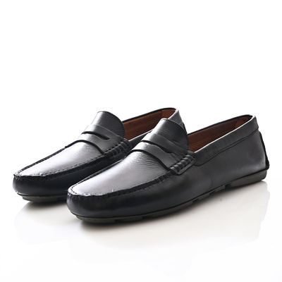 Mocassin Cuir Noir