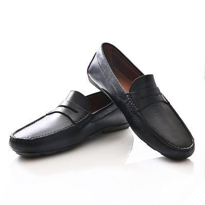 Mocassin Cuir Noir