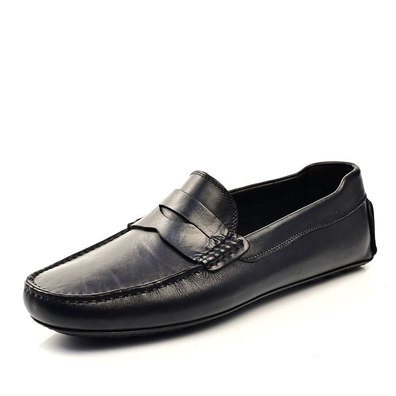 Mocassin Cuir NOIR