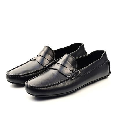 Mocassin Cuir NOIR