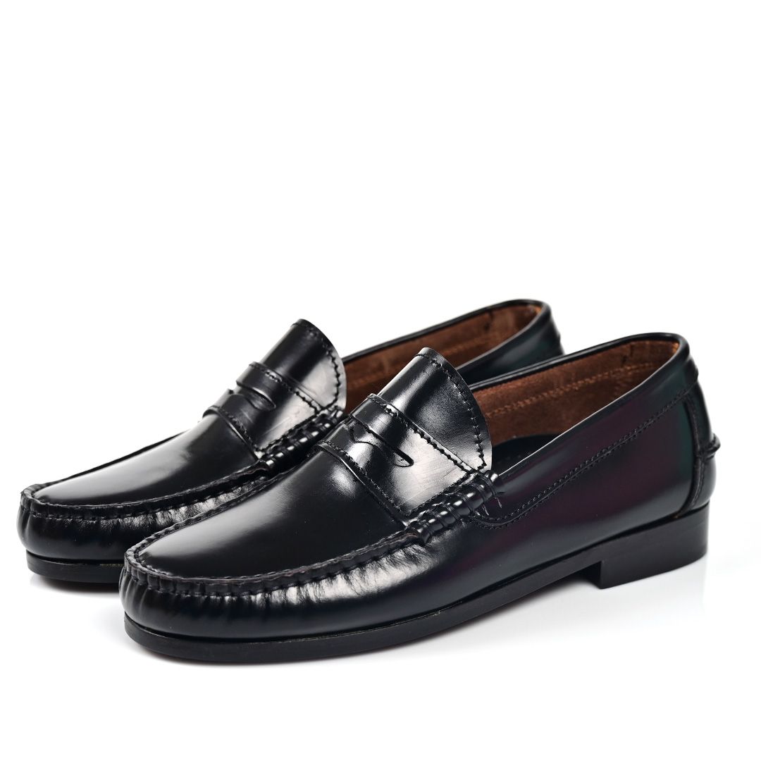 CLASSIC MOCASSIN POUR HOMME EN CUIR NOIR