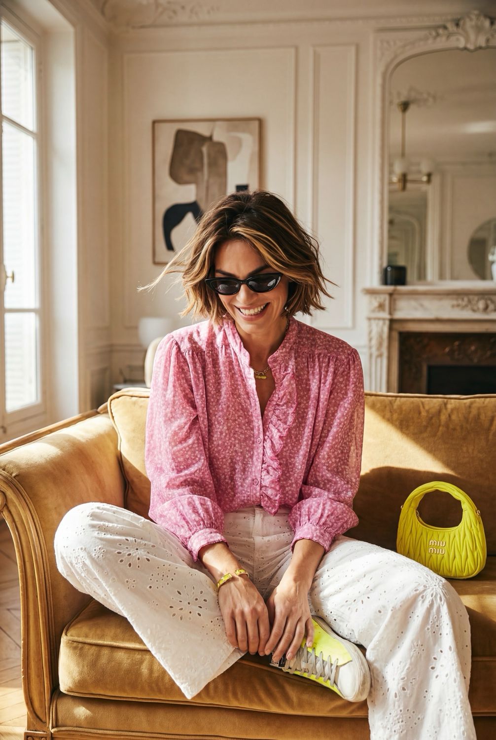 Blusa liberty “volante”