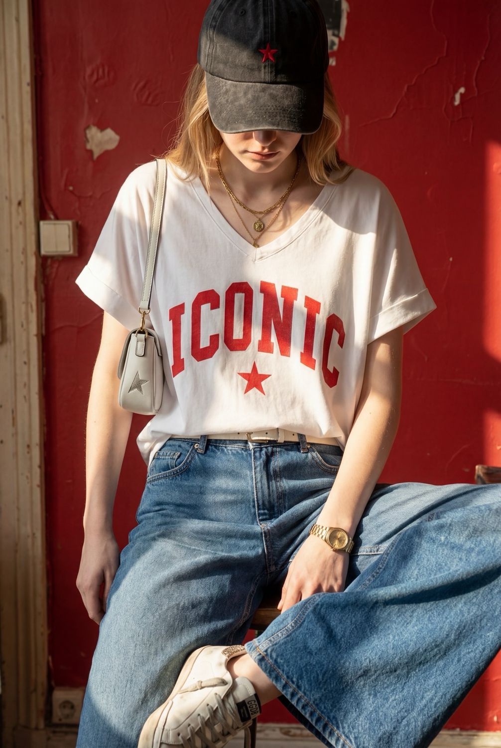 Camiseta oversize “Iconic”