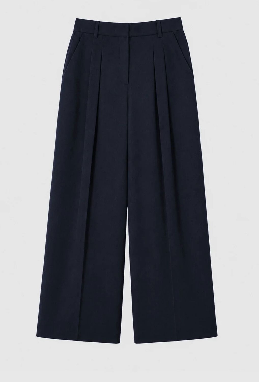 Pantalón pinzas “Pemy” azul marino