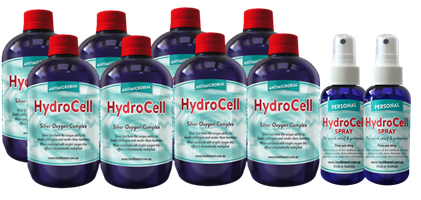 8 x 500ml HydroCell with 2 free HydroCell Sprays